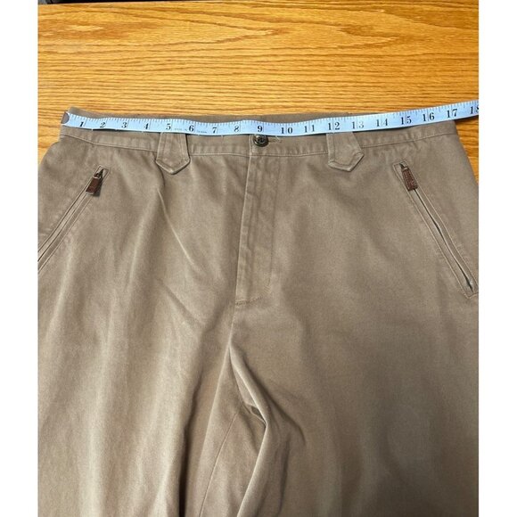 Lauren Ralph Lauren Women's Pants with Leather Zipper Pull Pockets Size 12 - Picture 7 of 8